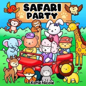 Safari Party Coloring Book
