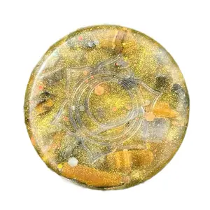 14th (Universal Sun) Chakra Orgonite CLOAKING CHAKRA infused with STARGATE Sands, High Frequency Crystals, Grounding Crystals & Organic Metals for EMF Protection, light body activation & energy 12th Dimensional Grid