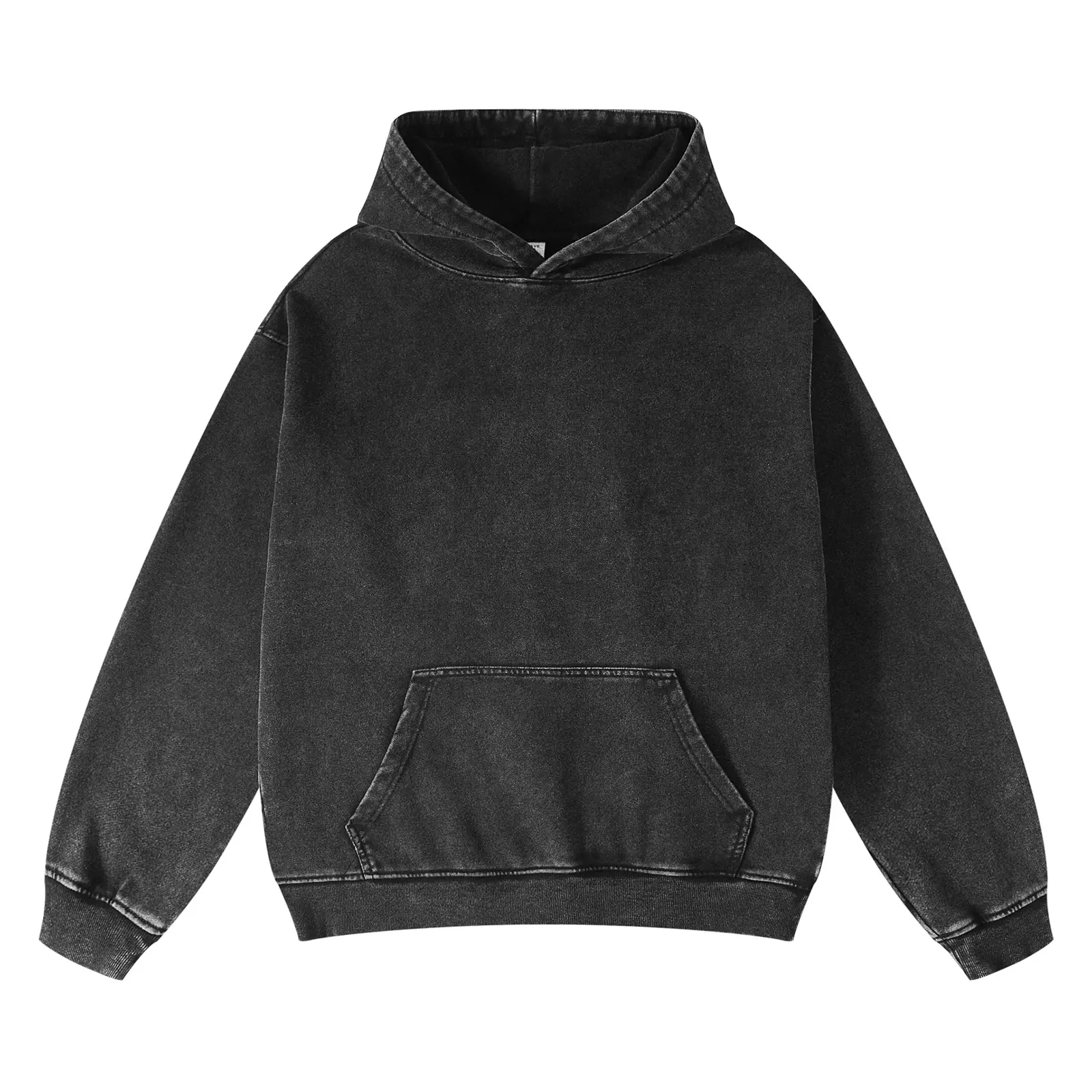 FAIABLE Womens Mens Acid Wash Hoodie Oversized Vintage Fleece Hoodies Heavyweight Distress Washed Sweatshirt for Couple 2025
