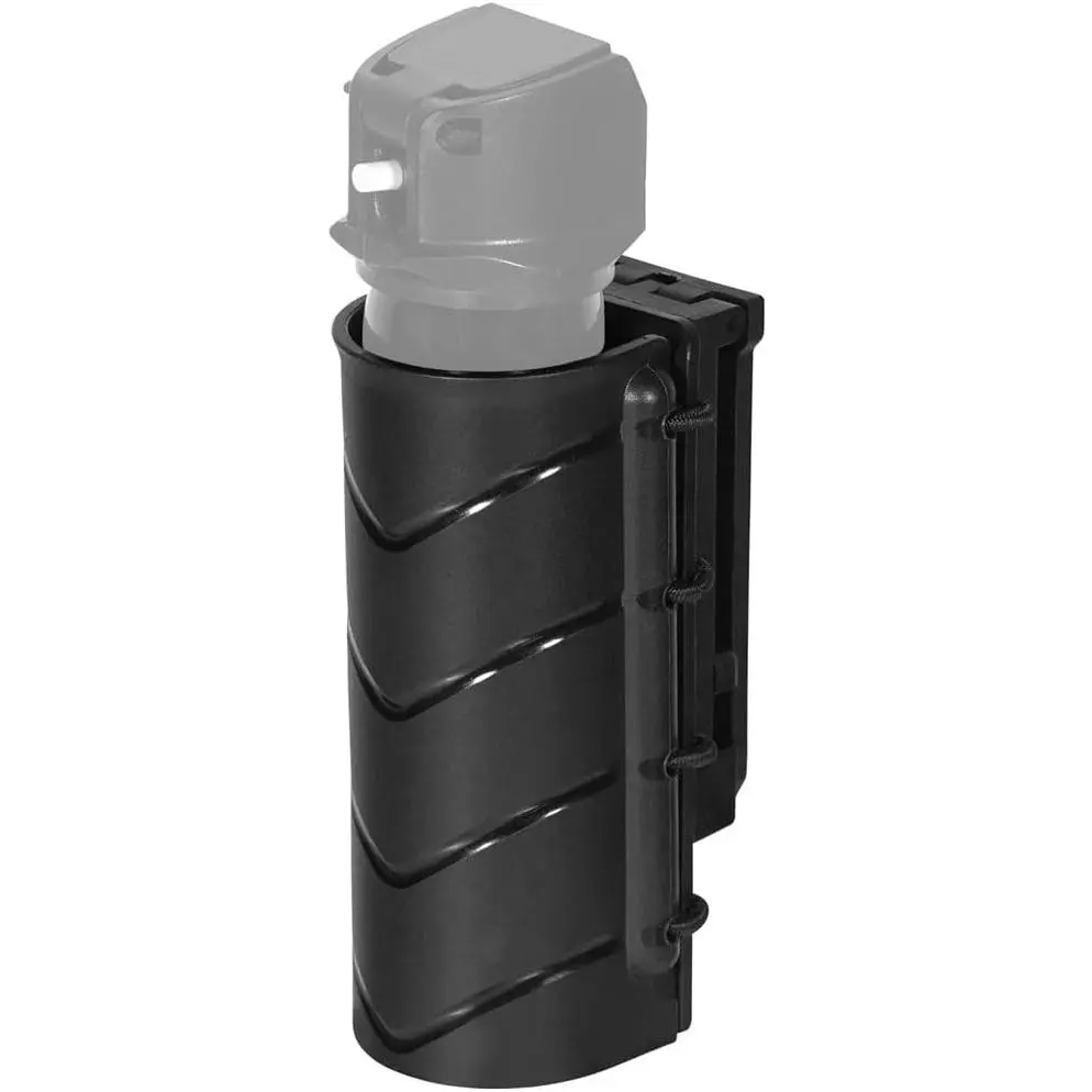 KRYDEX Tactical Pepper Spray Holster, Rigid POM Construction with 360-Degree Rotating Clip for Law Enforcement Duty Belts (1.5"-2.25"), Fits MK4 OC Canisters, EDC Outdoor Survival Gear, Outdoor Survival Edc