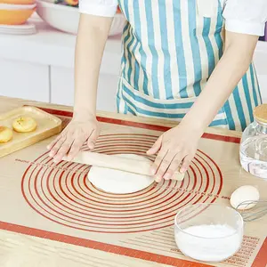 Food Grade Thick Silicone Kneading Pad, Non-Stick High Temperature Resistant, Oven Safe, Easy to Clean, Convenient Storage, Baking Supplies Bakeware