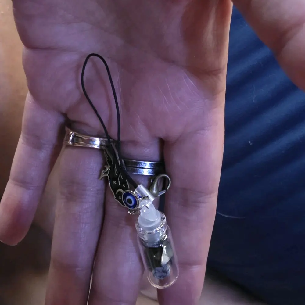 bluemoon wish key chain (spiritual use only)