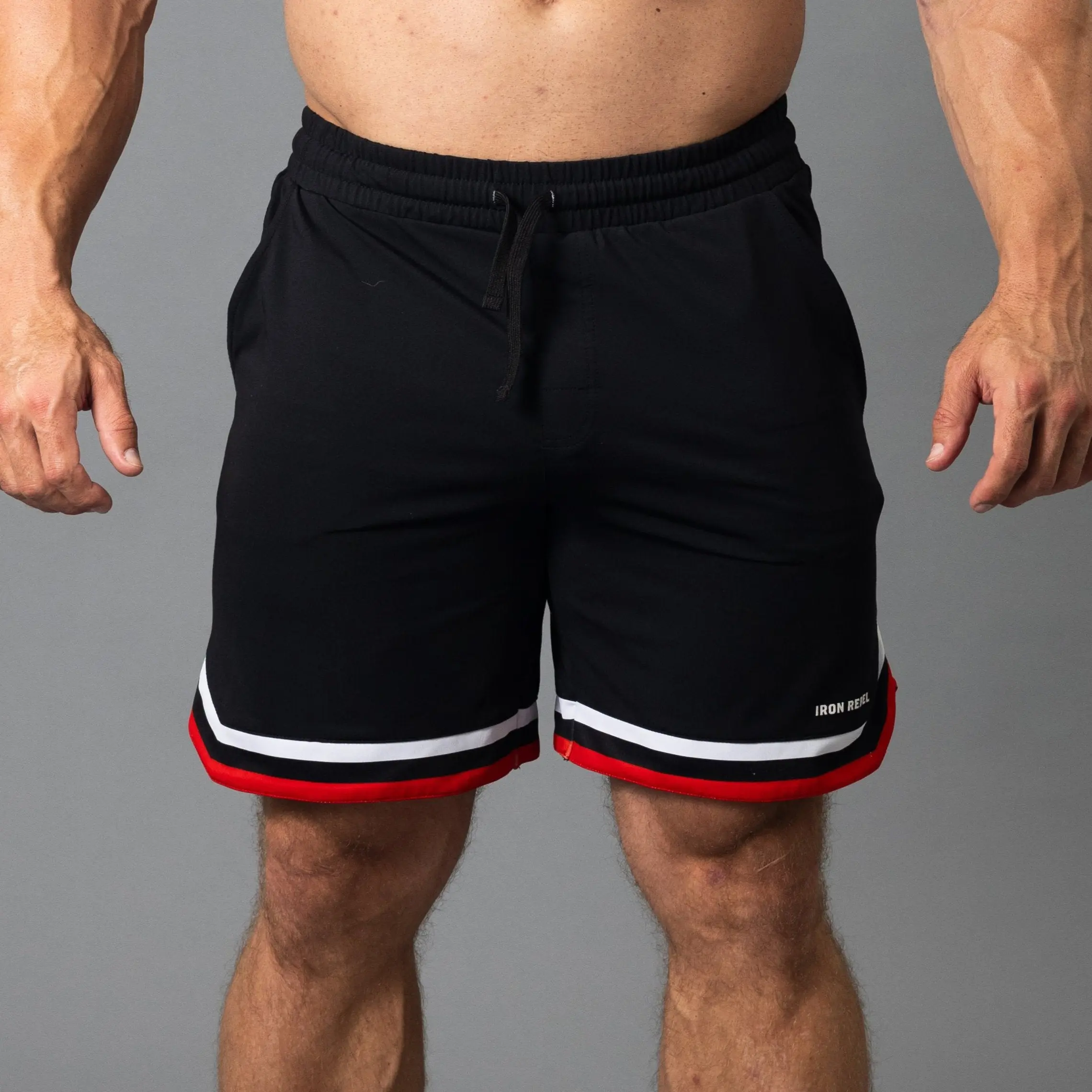 Court Shorts (Black). Workout Gym Wear