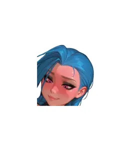 jinx sticker, cute sticker, laptop-car sticker, full body
