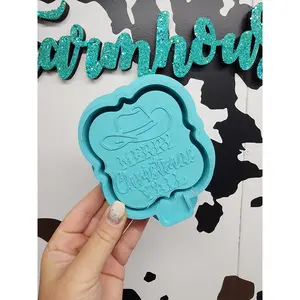 Merry Christmas Y'all Freshie Silicone Mold / Custom Made to Order / Freshie Mold