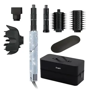 Shark FlexStyle Air Styling & Drying System, Frosted Diamond Ceramic Hair Straightener Heated Brush - HD442 Shark FlexStyle Air Styling & Drying System, Frosted Diamond Ceramic Hair Straightener Heated Brush - HD442