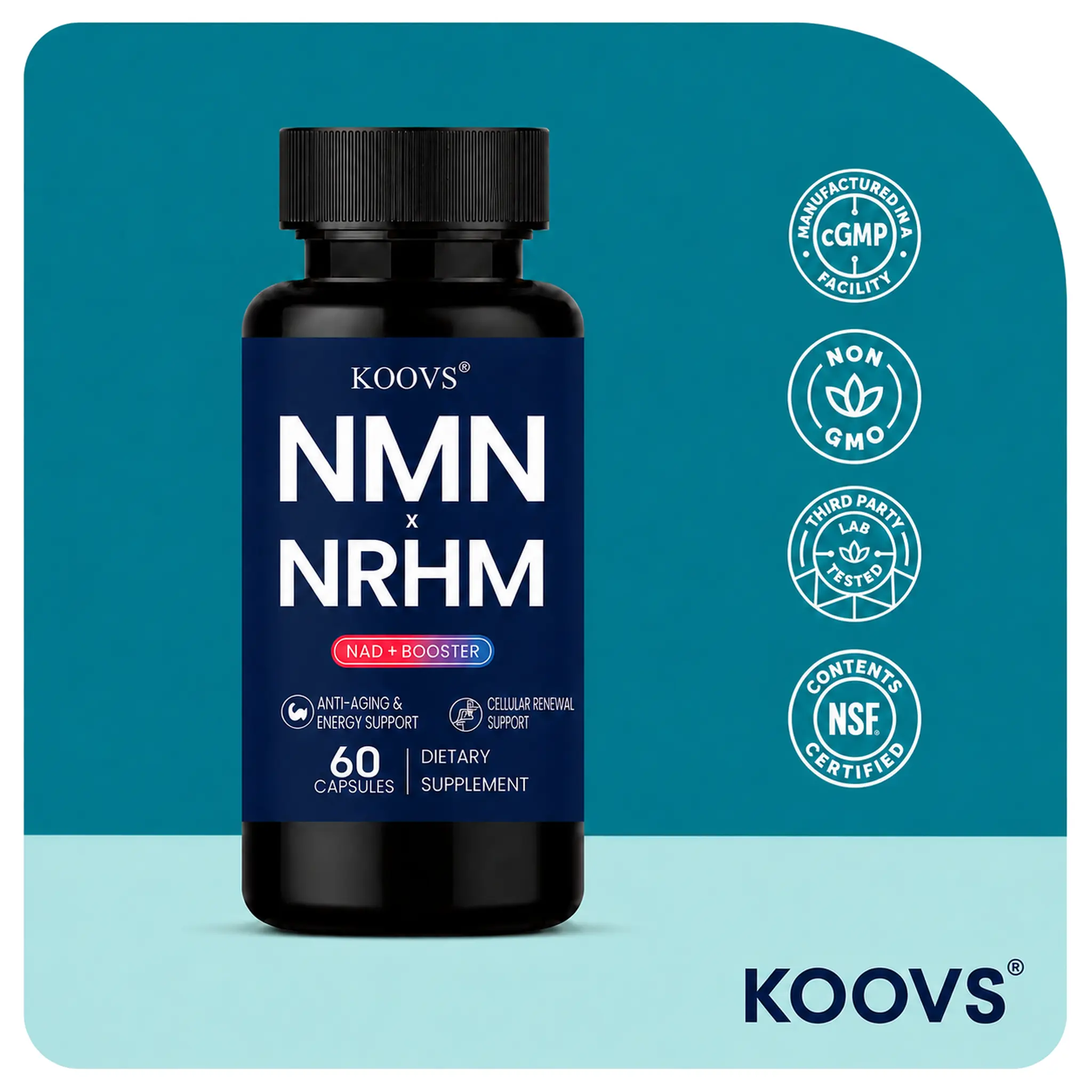 KOOVS NMN + NRHM Supplement