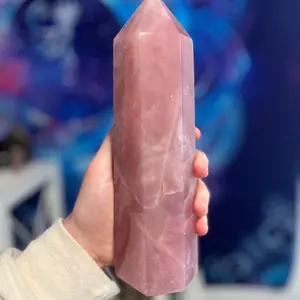 2.48lb Rose Quartz Tower