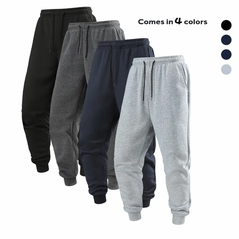 Men’s casual long pants suitable for spring, autumn, and winter.Versatile jogger sweatpants with an elastic waistband and ribbed cuffs, suitable for everyday wear, outdoor activities, and home outings; unisex athletic pants.