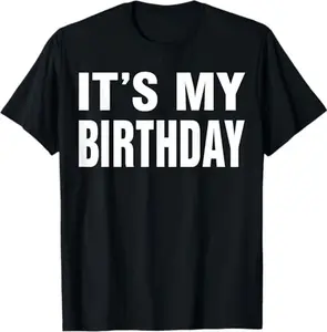 Celebrate My Birthday With Humorous Gift TShirt for Boys Girls Kids Men Women