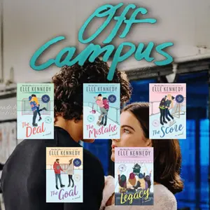 Off-Campus 5-Book Hockey Romance Paperback Series by Elle Kennedy – The Deal, The Mistake, The Score, The Goal & The Legacy