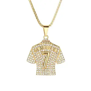 Simple Soccer Necklace Unique Pendant Necklace Stylish Everyday Jewelry