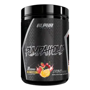 Alpha Supps Pumpaholic - Grind Series Non-Stimulant Pump Activation Supplement 8g Active Ingredients 30 Servings