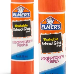 Elmer's Disappearing Purple School Glue Sticks Washable 2 Count 0.21 oz Each