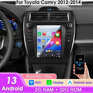 [Hizpo] 2 Din 9.7" Android 13 Car Intelligent Systems for Toyota Camry 2012-2014 Support Wireless Carplay Android Auto