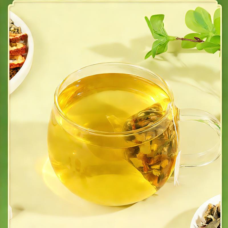 Kanglai Herbal Tea Bags - 10-Herb Natural Plant Blend for Light & Clean After Meals - Caffeine-Free & Easy to Enjoy - 75g Pack