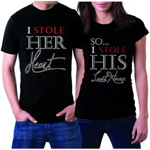 Matching Shirts for Couples, For Husband & Wife Anniversary, Wedding, Honeymoon T‑Shirts Gift