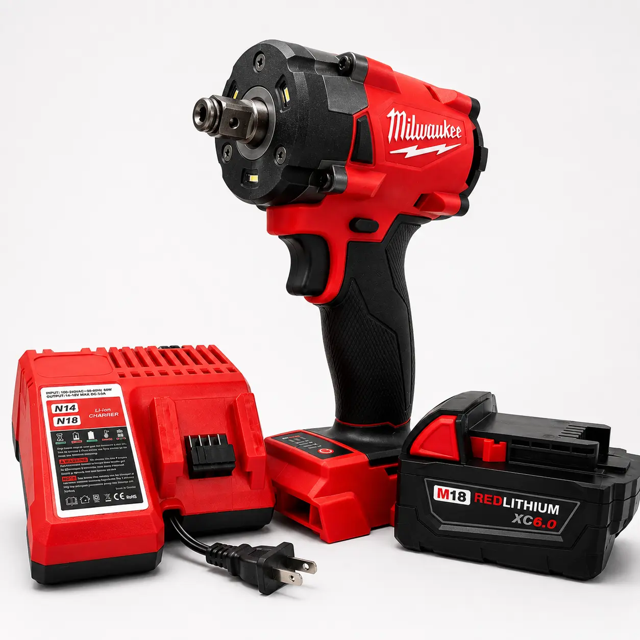 Milwaukee FIW212 500Nm Brushless Cordless Impact Wrench Kit Multi-Scene Tool