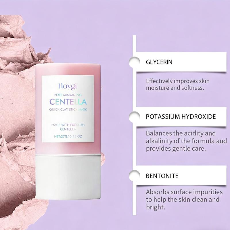 Hoygi Centella Clay Mask Stick | Hydrating, Soothing, Face Moisturizer