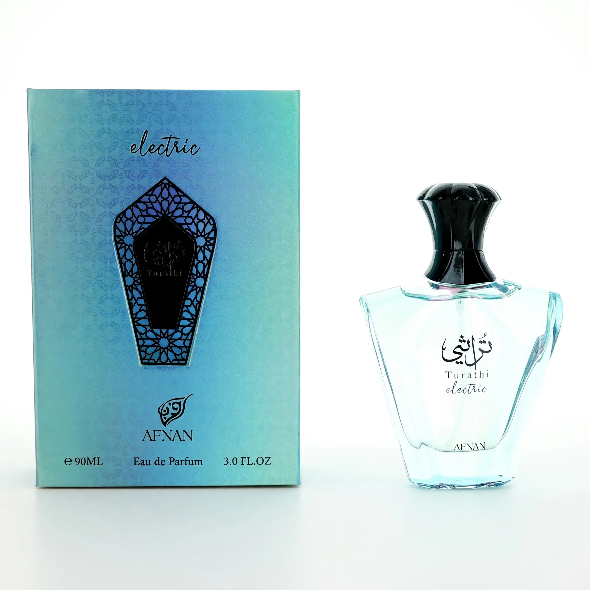 Electric Turathi by Afnan, 3 oz EDP Spray for Unisex Captivating Scents Edp Liquid Authentic Perfumes Edp Body Perfume De Parfum