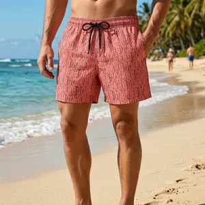 Men's Swim Trunks - Quick-Drying Beach Shorts with Comfy Mesh Lining & Adjustable Waistband