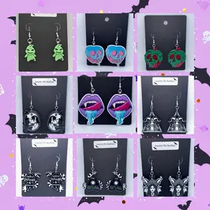 Gothic Kawaii Pagan Earrings - Fashion Accessory