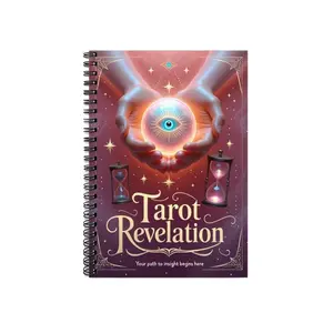 New Tarot Card Journal Notebook, Handmade Diary Planner, Coil Binding Design, Perfect for Organizing Thoughts & Plans