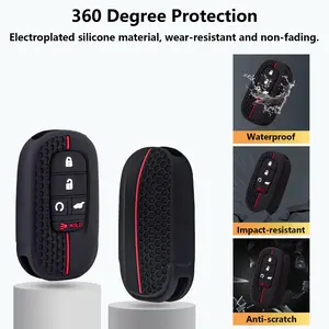 Honda Car Smart Key Silicone Protective Cover, Durable & Stylish Design, Perfect Fit for Honda Vehicles, Easy Installation & Long-Lasting Protection