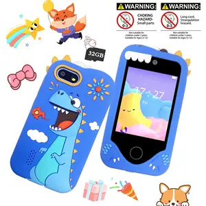 Life Recording Kids' Educational Toy Phone Learning Tool - 32GB Memory Card Compatible, HD Screen & Audio Player - Multiple Games, Perfect for Family Gatherings, 3-12 Years Birthday Surprise