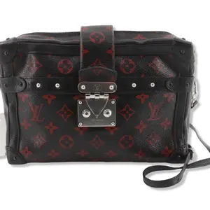 Pre-owned Louis Vuitton Canvas and Leather Crossbody Bags Monogram Infrarouge Petite Malle Soft GM Bag LV1951