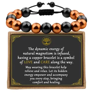 Copper Bracelet for Women & Men, Copper Magnetic Bracelets, Energy Healing Bracelets Arthritis Relief & Health Jewelry, Love Birthday Gift , Christmas Gift for Him & Her