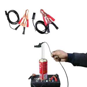 Snapfixmate 4Pcs Fuel Injector Cleaner Kit, Universal Fuel Injector Flush Cleaner Adapter DIY Cleaning Tool Kit with Test Lead, for Car Fuel Injector Tester Fuel Pump Pressure Test, TikTokShopBlackFriday