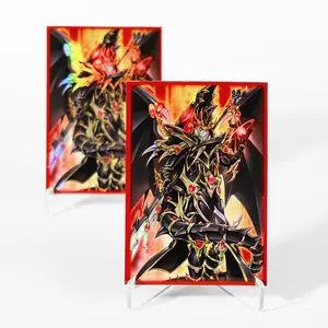 63x90mm 100PCS Holographic Card Sleeves for YGO Trading Cards Board Games Protector Collection Card Protector Card Collection Player's Favorite
