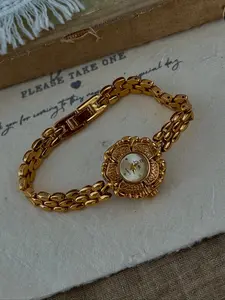 Elegant French Vintage Camellia Women's Watch, High-End Waterproof Quartz Watch, Fashionable Stylish Watch, Perfect for Daily Wear and Special Occasions