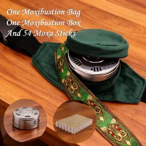 Portable Travel Acupuncture Set, Includes 1 Bag, 1 Box, 54 Needles, Lightweight and Easy to Use, Ideal for Home Daily Use or Travel