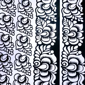 Henna Sentcils Feet Set for Temporary Henna Designs Feet Palm & Fingers Easy Apply Remove Elegant Temporary Henna Stickers for Weddings Parties