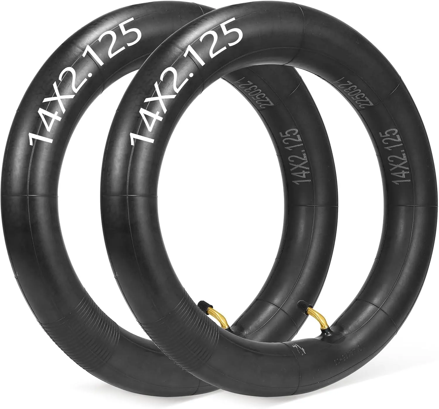14x2.125 Bike Inner Tube,14 Inch E-Bike Tubes with Angled Valve Stem for Electric Bicycle, E-Bike and Electric Scooters,camping essentials
