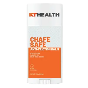 KT Health Chafe Safe Anti-Friction Balm - Reduce Chafing when Running, Hiking, Walking - Portable for Travel Body Care