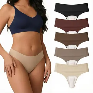 [Clearance Sale]Seamless Camel Toe Cover Thongs Panties Womenswear - Women's Invisible No-Show Panty for Tight Clothing; Breathable Stretch Fabric with Soft-Lined Front for Discreet Camel-toe Prevention, Lightweight Chafe-Free Comfort