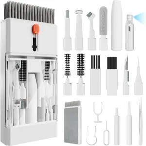 Laptop Cleaning Kit Keyboard Cleaner Brush, 22-in-1 Multi-Function Laptop Cleaner Tool for MacBook, Phone, Headphone, Earbuds, Camera Lens and Other  Device, -in- with Upgrade