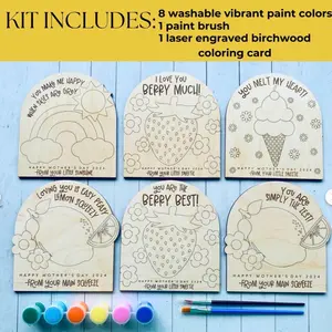 Mother’s day DIY Coloring Card