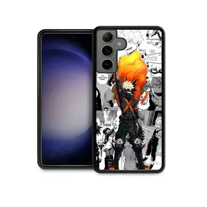 Anime Cute My Hero Academia Deku Dabi Shoto Bakugo Phone Case for Samsung Galaxy A15, A13 A14 A16 A21 A22 A23 A25 A26 A31 A32 A33 A34 A35 A36 A42 A51 A52 A53 A54 A55 A56 A73 5G Shockproof Cover