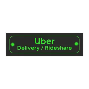 Uber Driver Delivery Car Magnet 10x3 inches