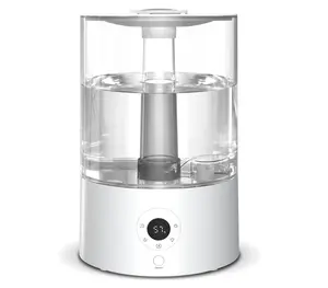 COWSAR 4L Top Fill Humidifier for Bedroom Large Room, Quiet Ultrasonic Cool Mist Humidifier for Baby Nursery, Smart Humidity Control, 360° Nozzle, 40H Runtime, Night Light, Auto Shut-Off, Timer