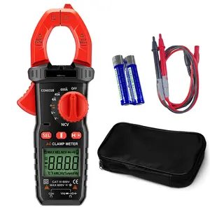 Digital Clamp Meter 4000 Counts Multimeter Tester  Professional 600a Ac Current & With Auto-ranging 600v Ac/dc Resistance Continuity Diode Ncv For Industrial And Home Use