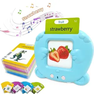 Talking Flash Cards Toddlers Learning Machine - Interactive Audio Learning with 112 Double-Sided Cards for Early Development & Montessori-Inspired Education