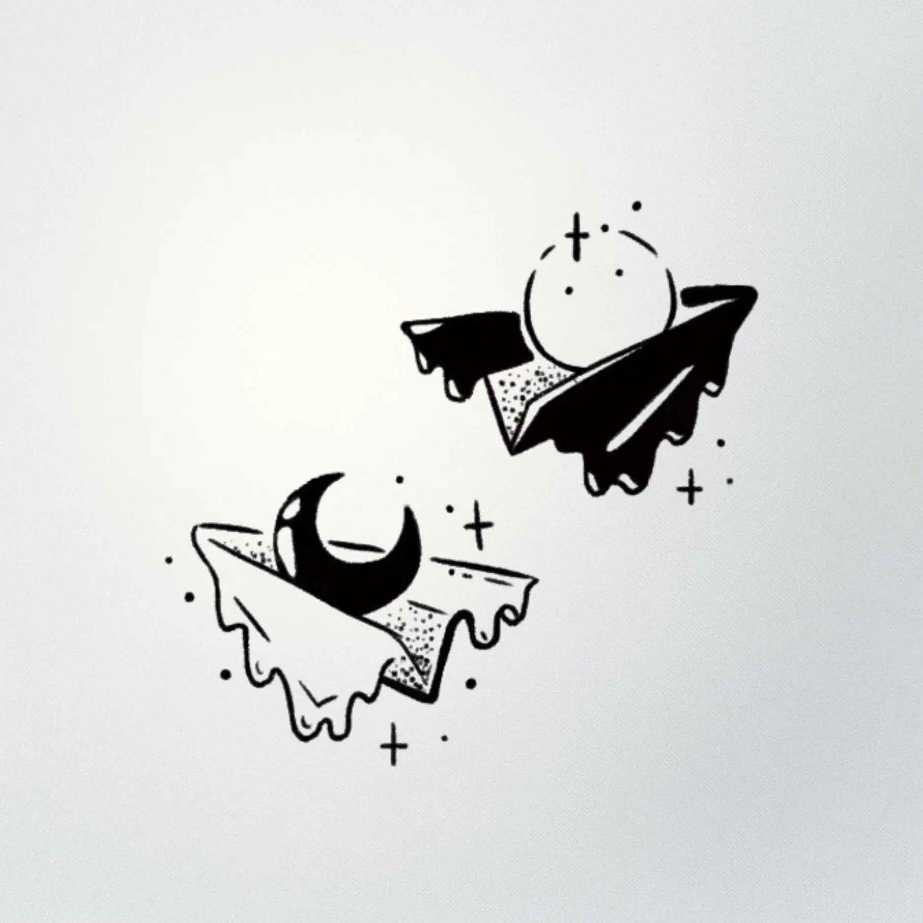 Sun & Moon Temporary Tattoo