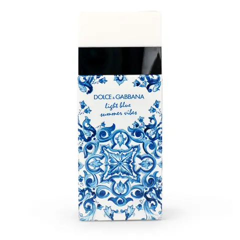 Dolce & Gabbana Light Blue Summer Vibes Women's 3.3oz EDT Spray Tester Pack - Coastal Serenity Scent, Aquatic Fresh Fruity Citrus Fragrance with Calabrian Bergamot Wood, Sea Energy, Perfumes for Women, 3 to 3.9 fl oz, EDP Spray Option, Personal Care