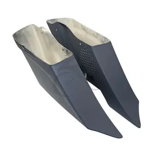 TCMT 7" Stretched Saddlebag Fit For Harley Touring Street Road Glide Baggers 2014-Up