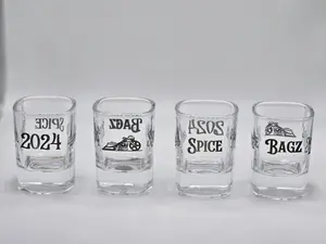 Personalized Laser Engraved Shot Glass for Drinkware Lovers